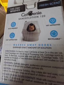 CatGenie SaniSolution 120 Fresh Scent Cartridge