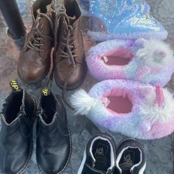 Little Girls Shoe Lot Size 7-8 (7 total)