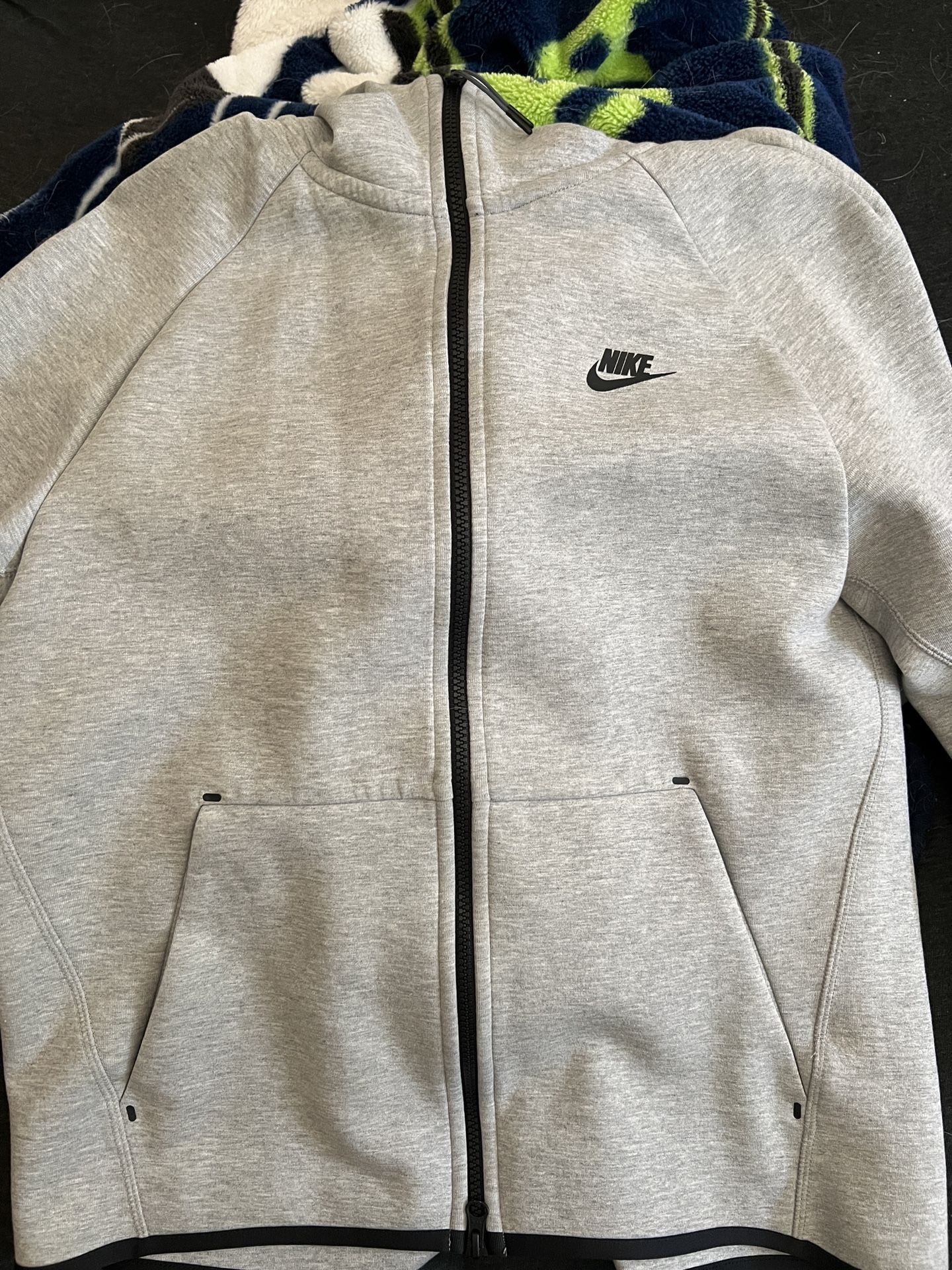Nike Tech Fleece Jacket Grey Size Medium