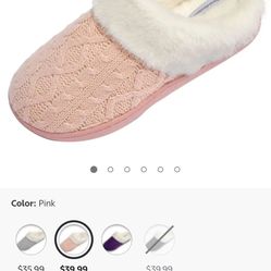 Women’s Pink Aerosoles Memory Foam Slippers