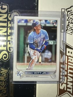 2022 Topps Update Bobby Witt Jr. Missing Topps Logo Foil Error SP SSP RC US100 B
