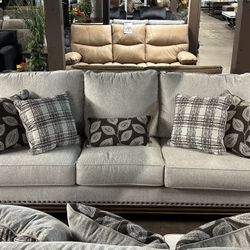 Sofa & Loveseat With Pillows ** $1499
