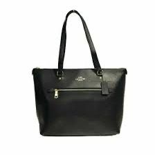 Coach Gallery Black Tote Shoulder Bag Shopper Purse F79608 