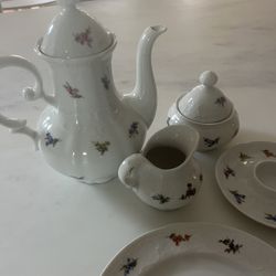 Darling Tea Breakfast Set Porcelain Antique