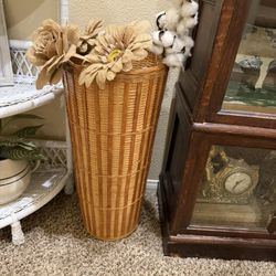 Tall Boho Basket