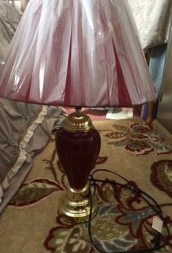 2 new lamps with plastic still on