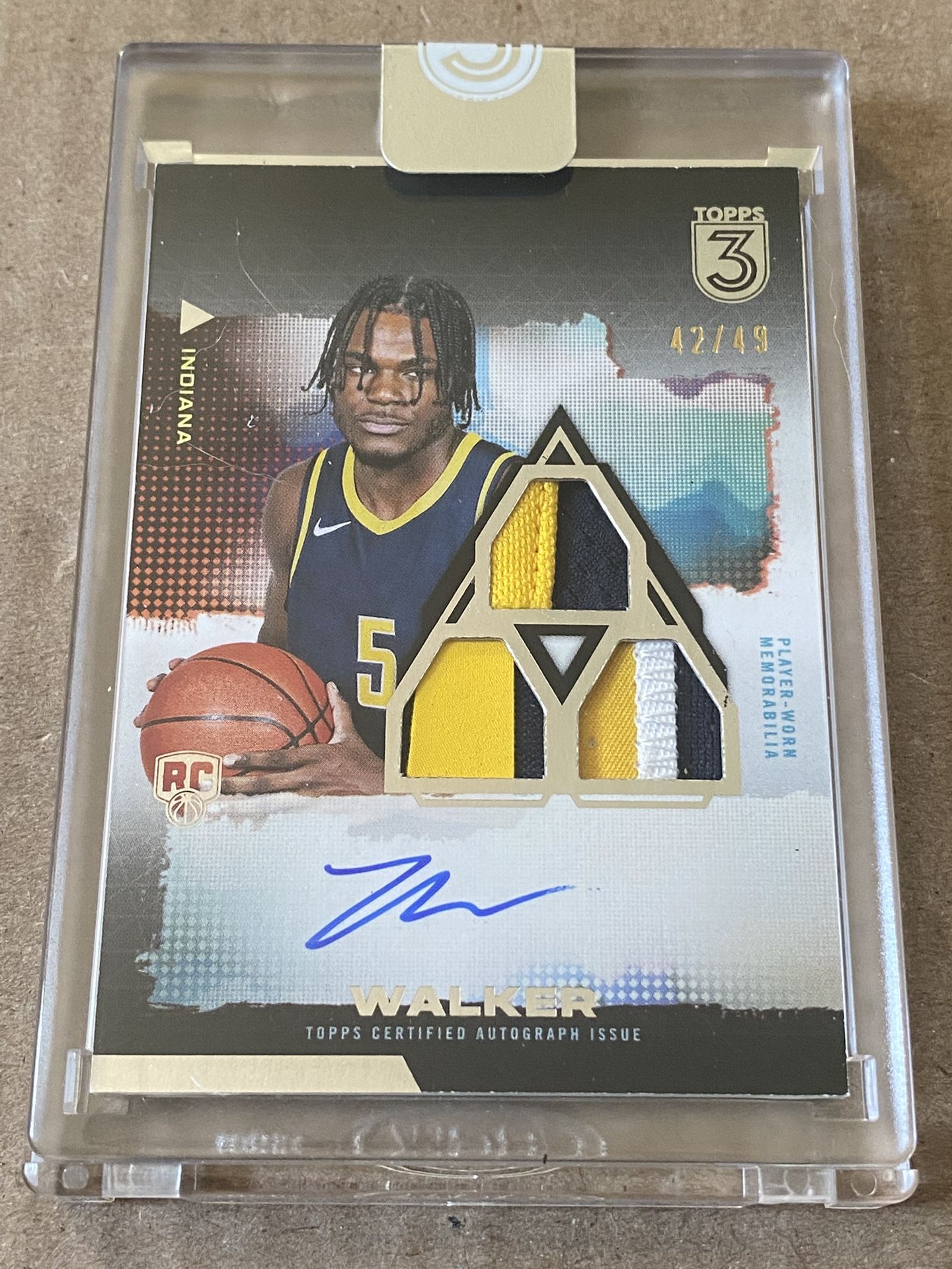 Jarace Walker Rookie Card Topps 3