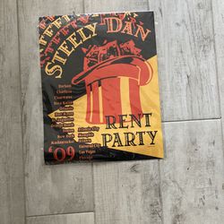 2009 Steely Dan rent party poster never opened