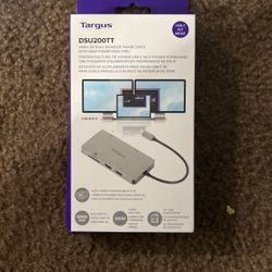 Targus Dual Monitor Dock Dsu200tt