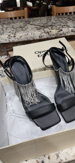 Women's Dressy High Heel Black Sandal