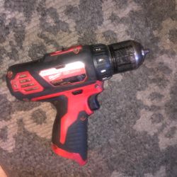 Used Milwaukee  2407-20  12v  3/8” (10 mm) Driver Drill
