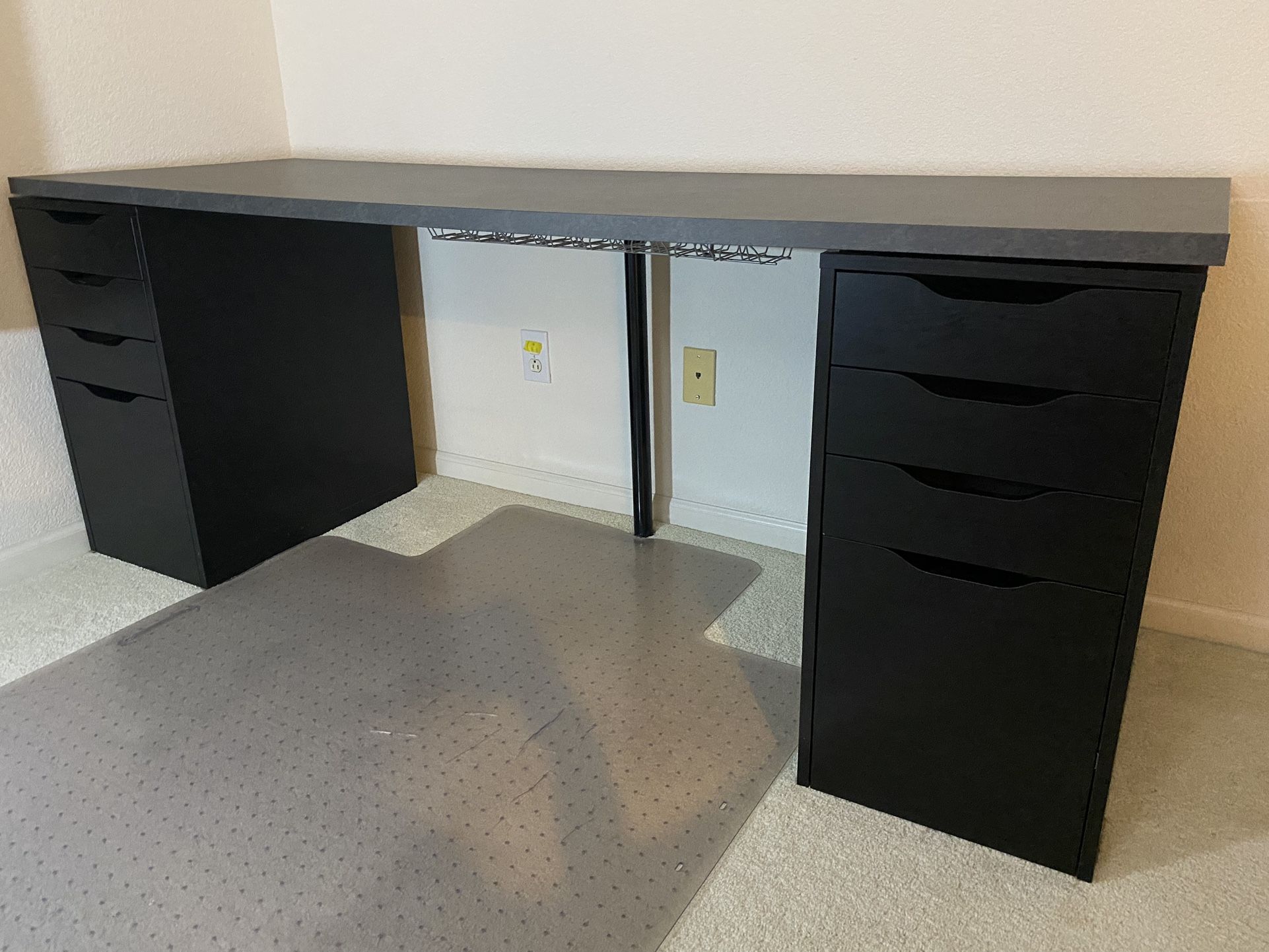IKEA Countertop And Alex Drawers Combo