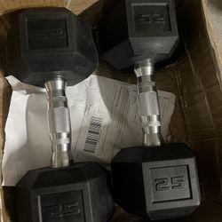 CAP Barbell 25 Pound Dumbbell Set- New
