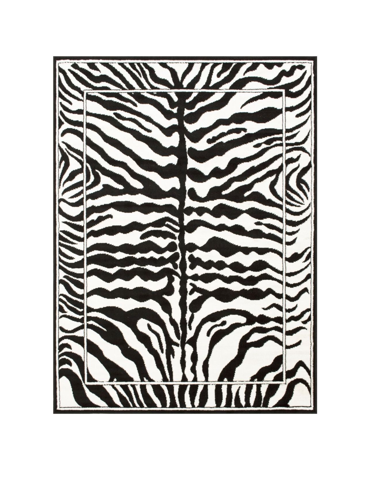 8x10 Brand New Zebra Design Rug