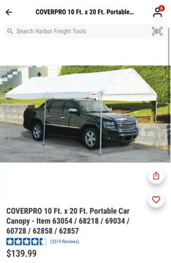 Canopy 10x20 new