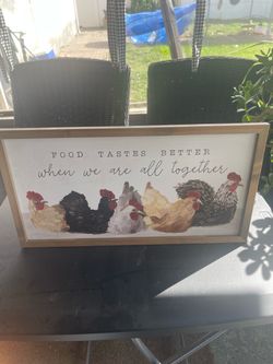 Farmhouse Chicken Quote Wall Sign