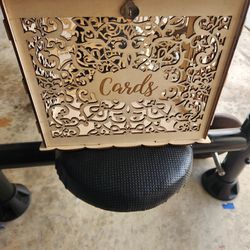 Wedding Card Box With Keys And 3 Locks.
