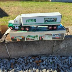 1992 Hess 18 Wheeler Truck Trailer And Car