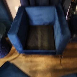 Navy blue chair 