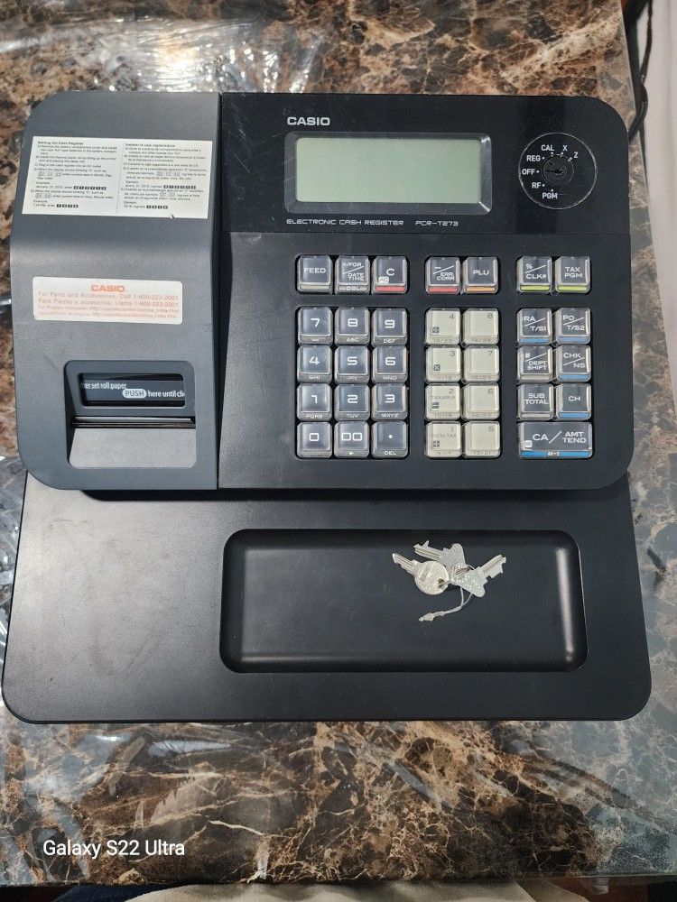 Casio Cash Register Model PCR 7273