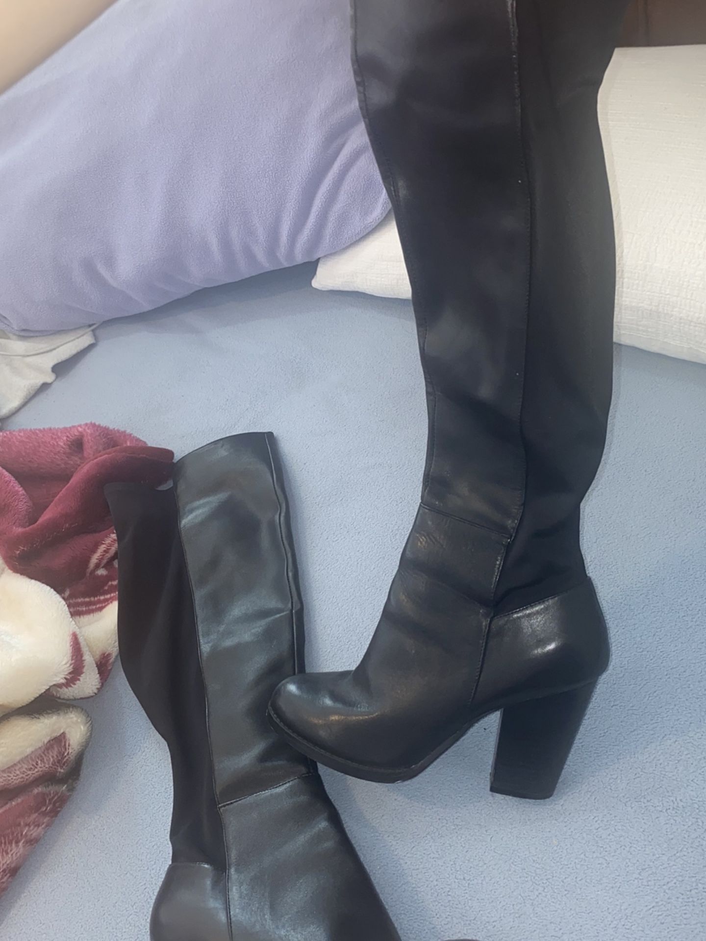 Aldo Knee High Leather Boots