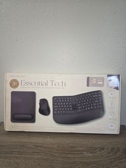 Luxe + Willow Essential Tech 3-Piece Ergonomic Computer Set.