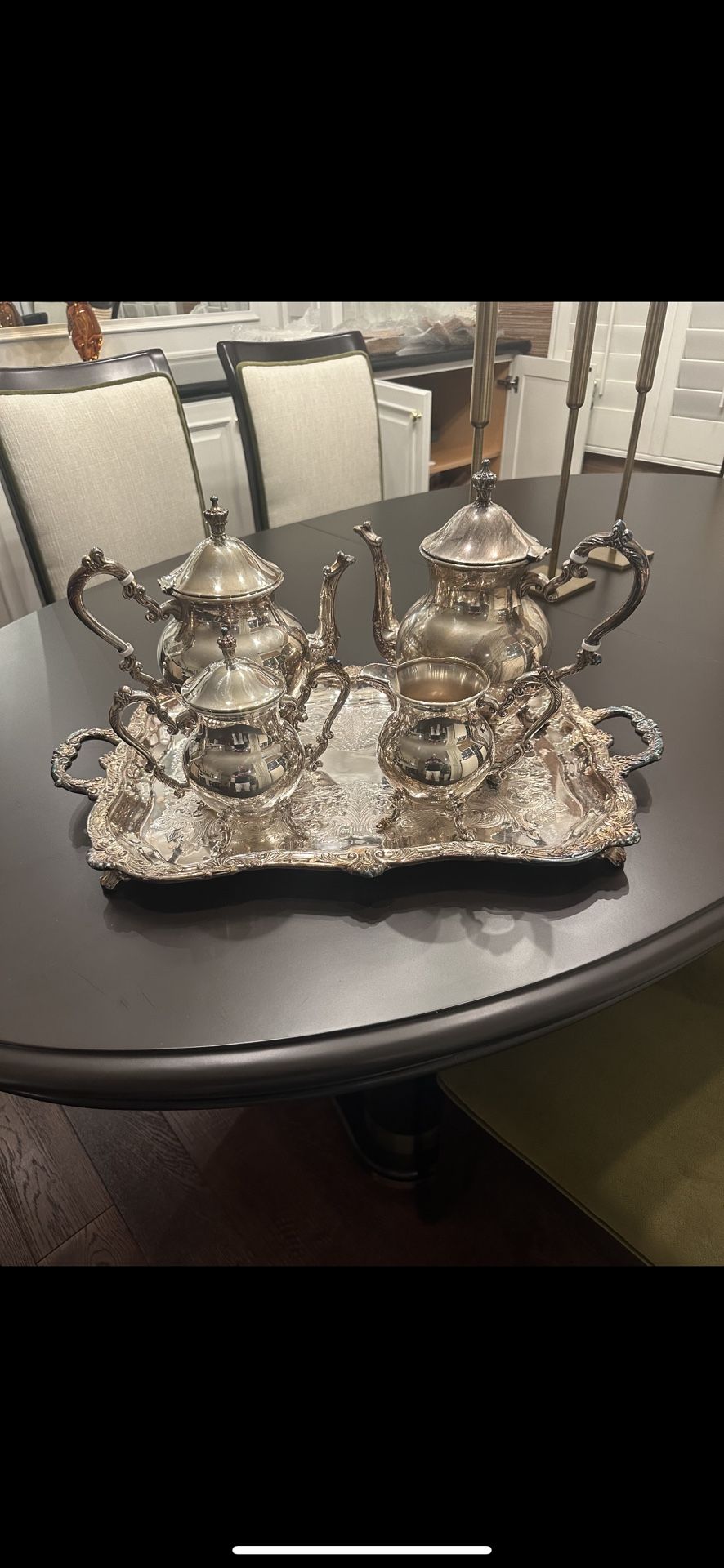 Kent Silver Plates Tea Set