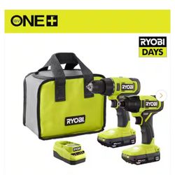 RYOBI
ONE+ 18V Cordless 2-Tool Combo Kit with Drill/Driver, Impact Driver, (2) 1.5 Ah Batteries, and Charger