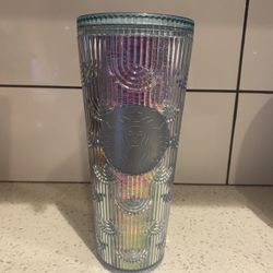 Starbucks Iridescent Blue Prism Tumbler 24oz