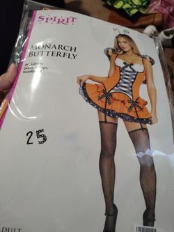 monarch butterfly costume sz. large