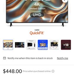 New Vizio 65 Inch TV