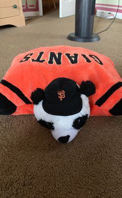 San Francisco Giants panda pillow pet