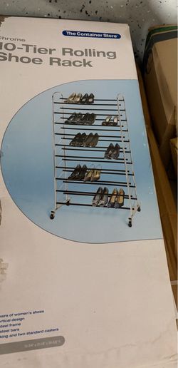 10 tier shoe rack