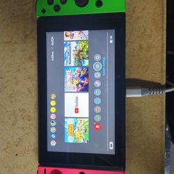 Nintendo Switch & 9 Games 