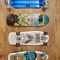 Skateboards - Carve - Santa Cruz - Arbor - Beercan Boards