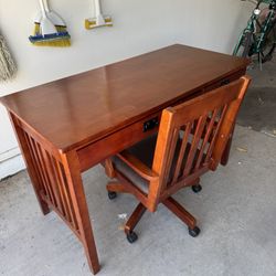 Desk And Chair