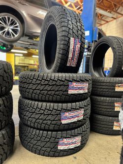 275/65r20 american at with installation and balance include