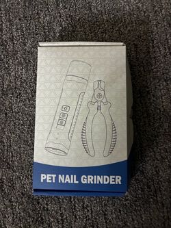 Dog nail clippers and file