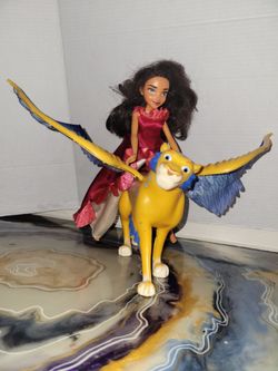 Disney Elena of Avalor and Skylar Jaquin Winged Leopard