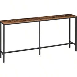 Console Table, 70.9" Narrow Long Sofa Table, Entryway Table, Industrial Sofa Table, Behind Couch Table, For Hallwa brand new in box $40 F70