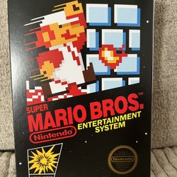 Super Mario Bros. NES Replacement Box & Styrofoam 