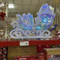 Santa’s sleigh Outdoor Christmas Decoration NIB