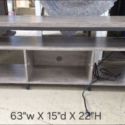 Tv Stand W/ USB & 110 Plugs - 