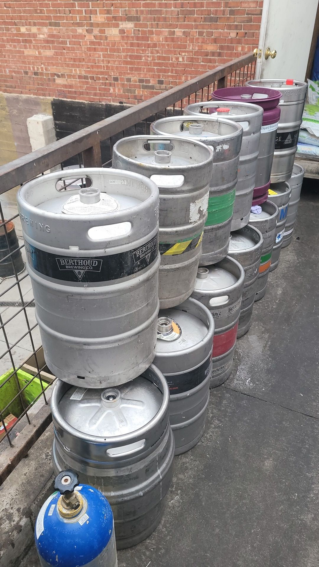 Empty Beer Kegs