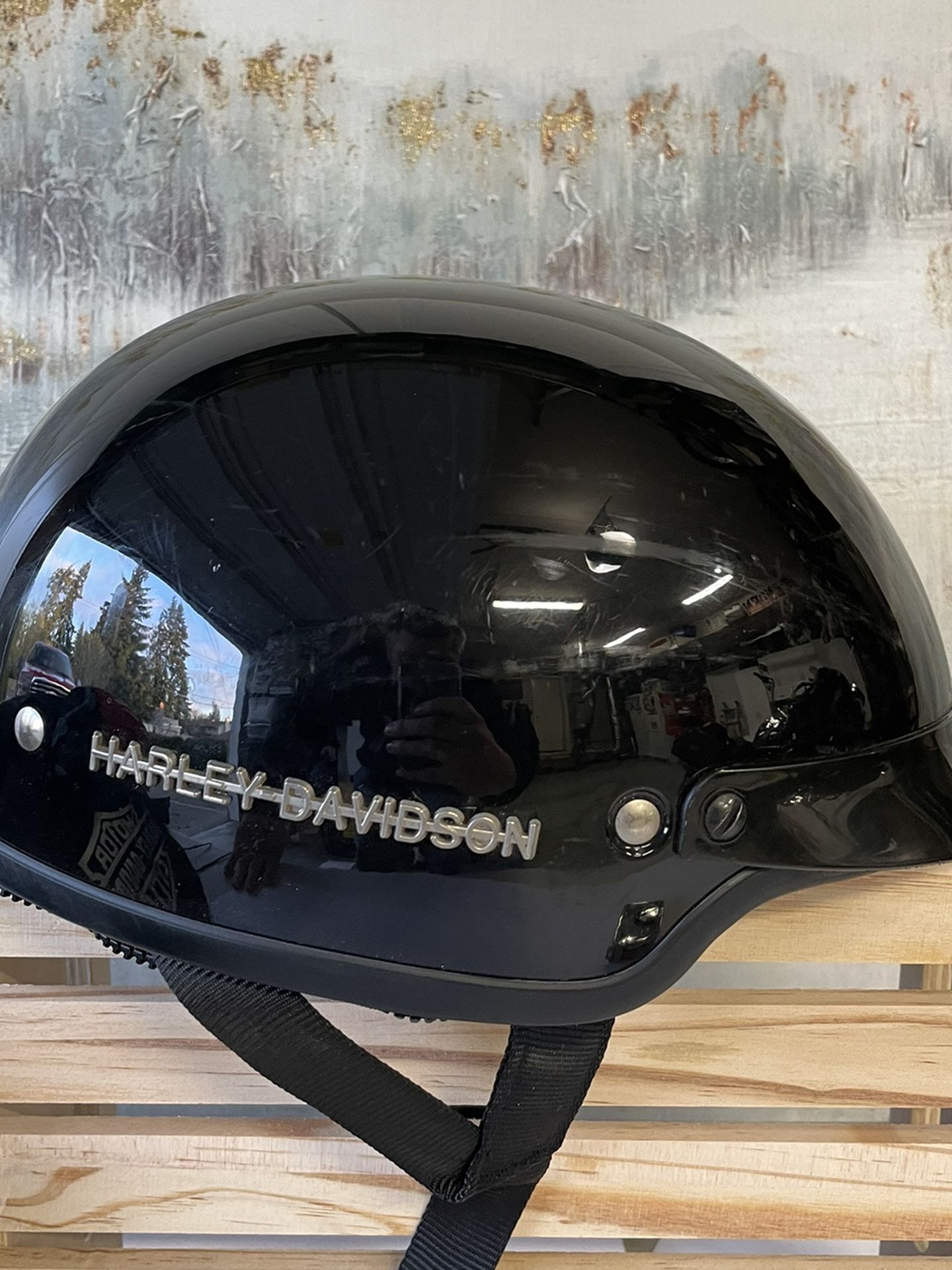 Harley Davidson half shell helmet