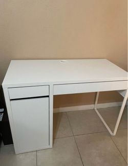 White desktop for computer or office