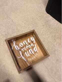 Wedding donation box
