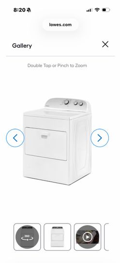 Whirlpool WGD5010LW front load dryer