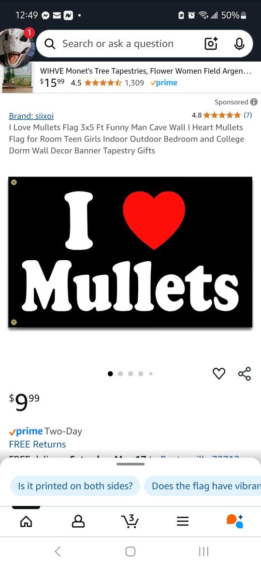 'I Love Mullets' Flag