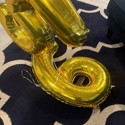 Free Number Balloons